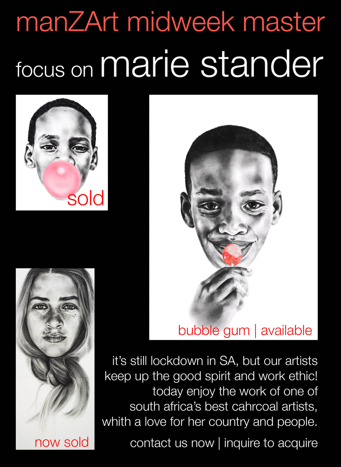 manZArt midweek master - focus on marie stander