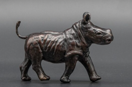 trotting rhino